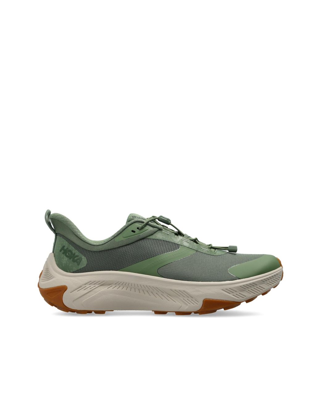 Hoka One One Green Sports Shoes 'Transport 2' for men