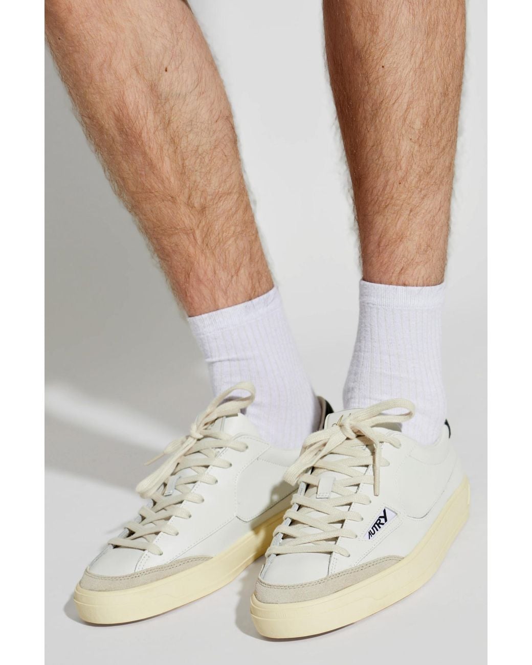 Autry White Sports Shoes "Windscape Low" for men
