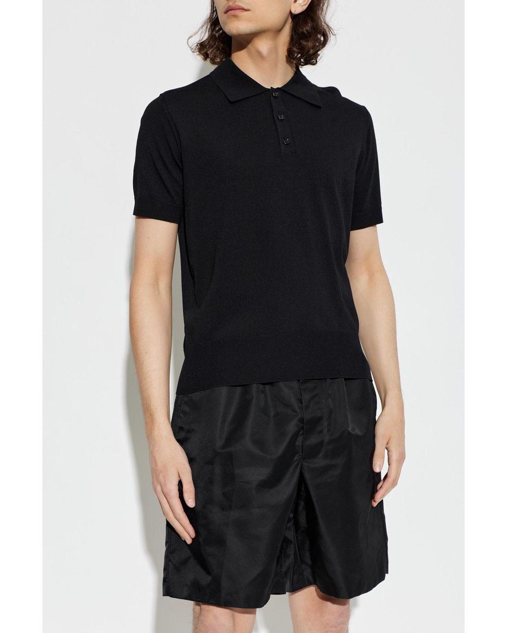 AMI Black Polo for men