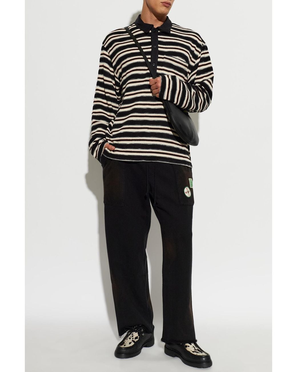 Song For The Mute Black Polo Shirt for men