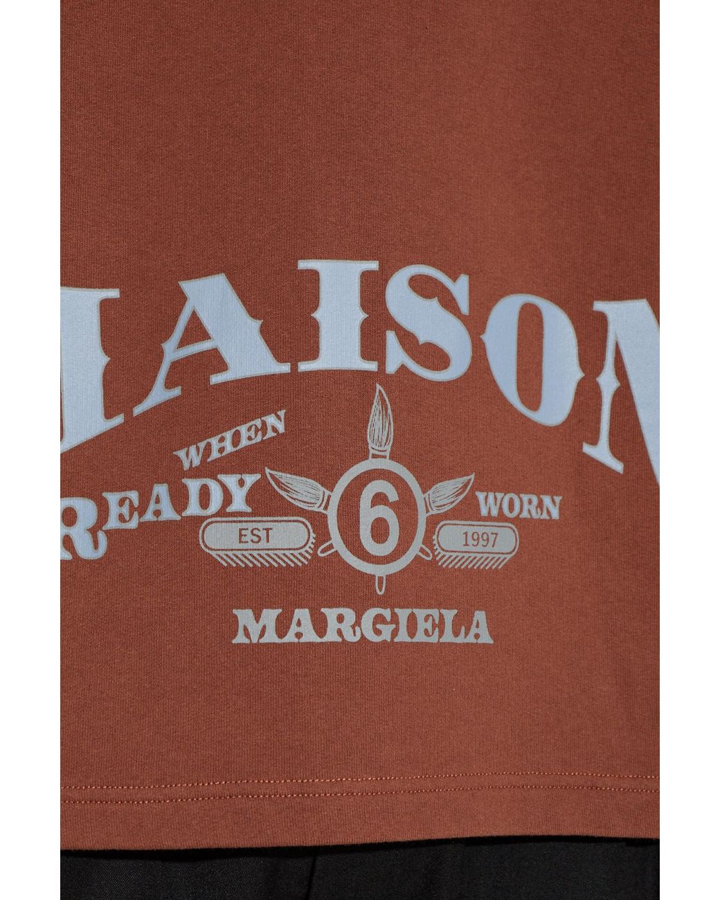 MM6 by Maison Margiela Brown Sweatshirt With Print for men