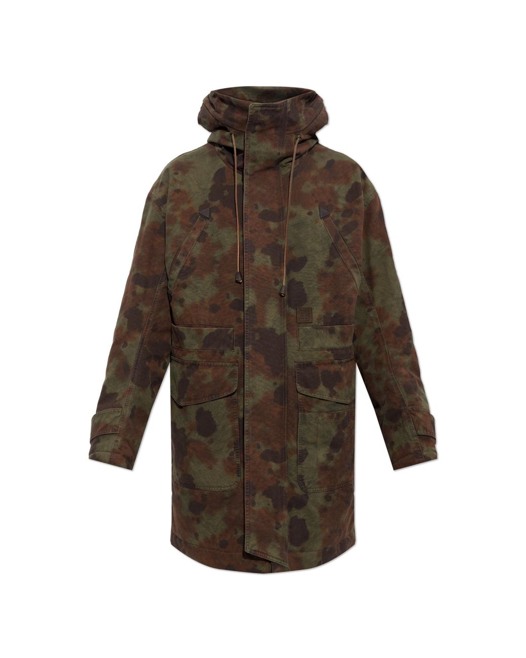DSquared² Green Insulated Jacket With Hood for men