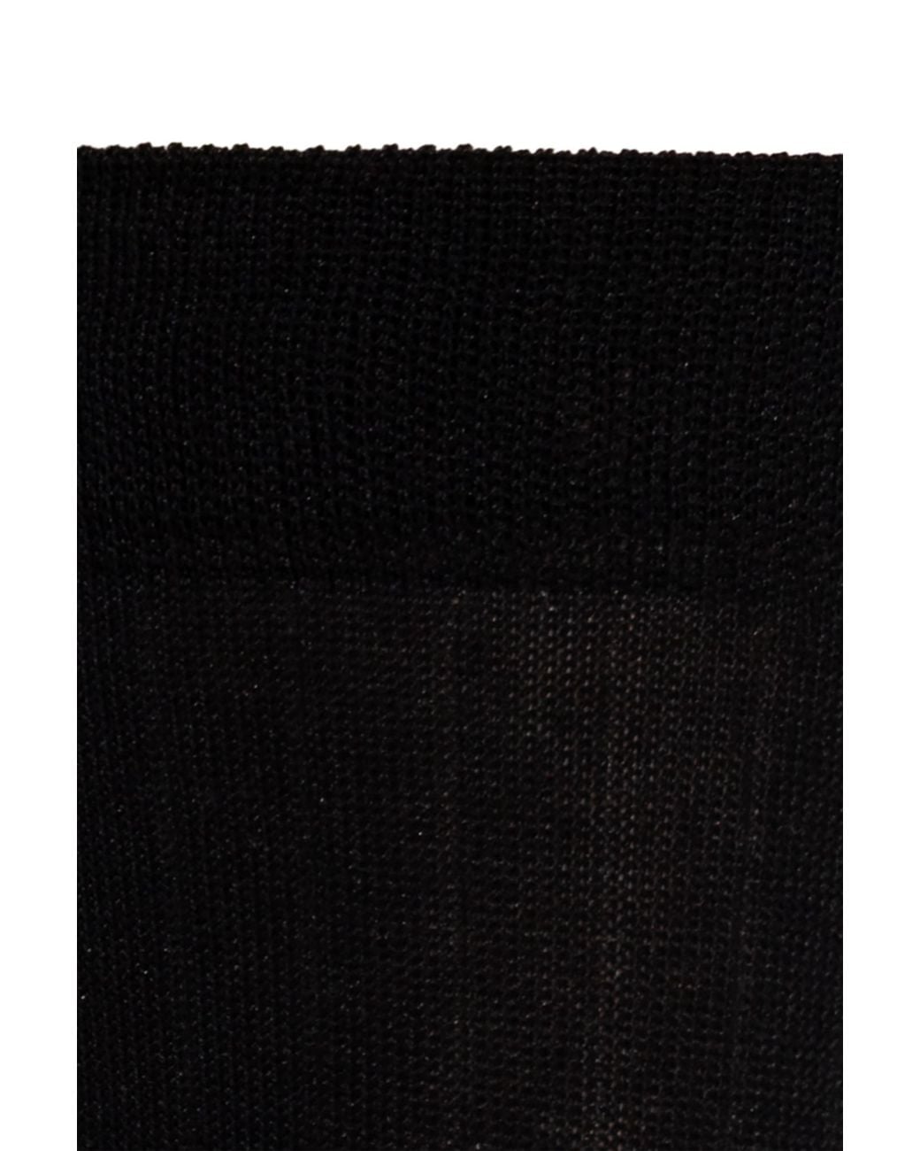 Maison Margiela Black Socks With 'Tabi' Cut-Out