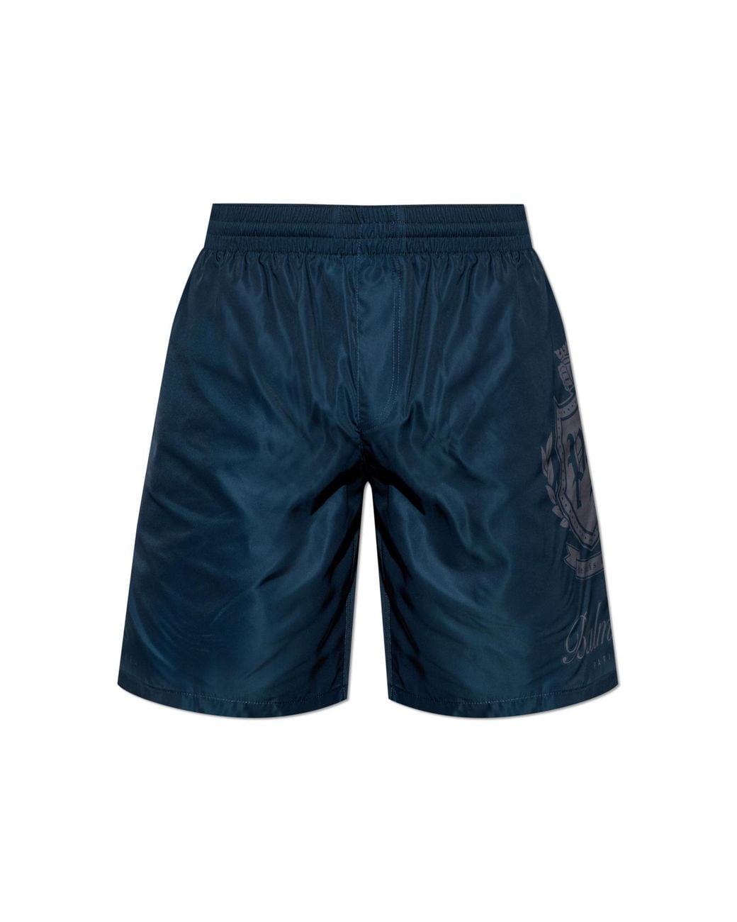 Balmain Blue Swim Shorts for men