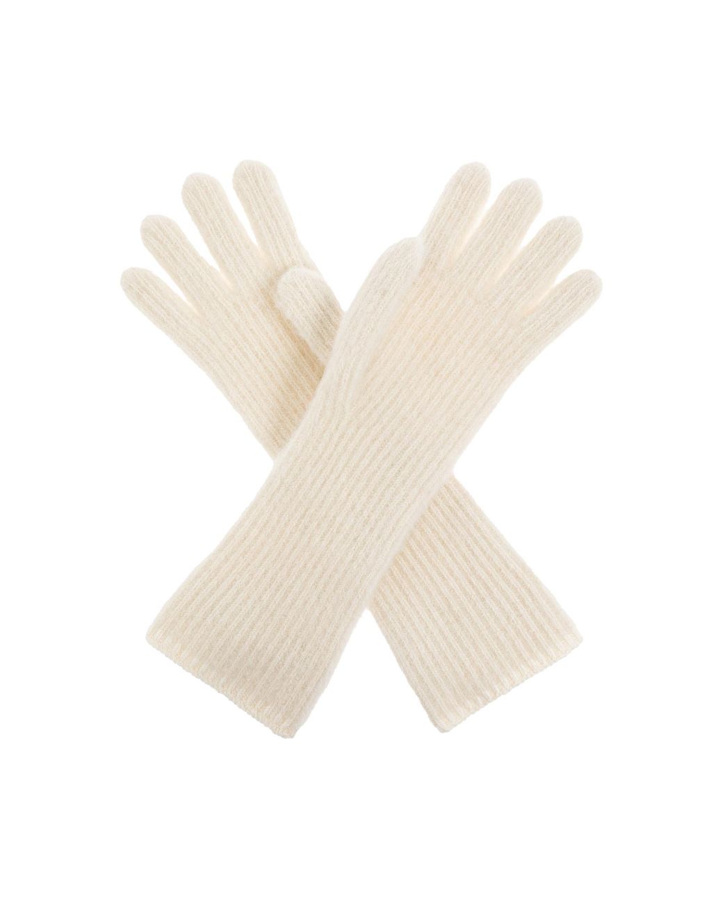 Jacquemus White Wool Gloves