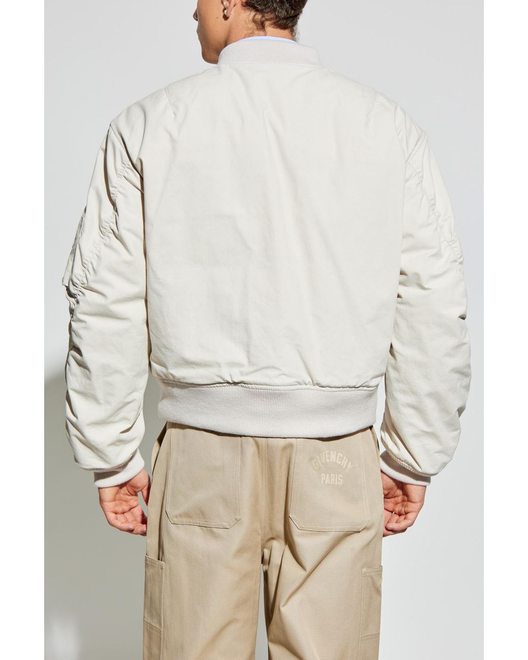 Givenchy White Bomber Jacket for men