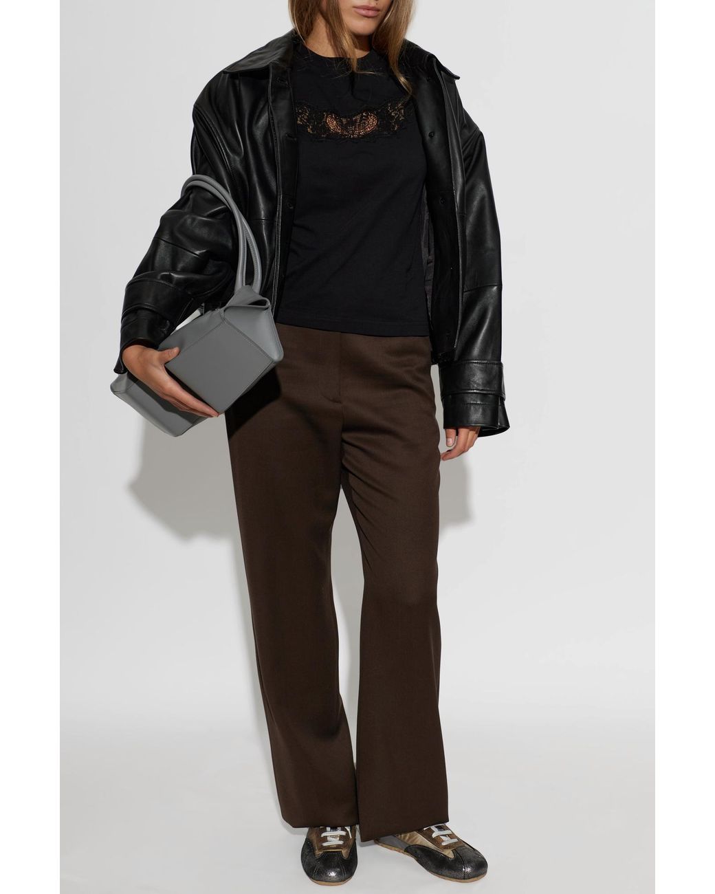McQueen Brown Sport Shoes 'Boxe'