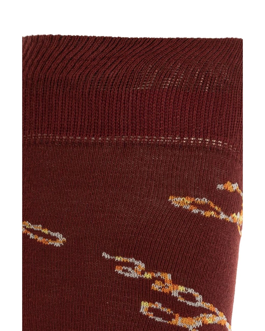 Paul Smith Brown Socks With Print for men