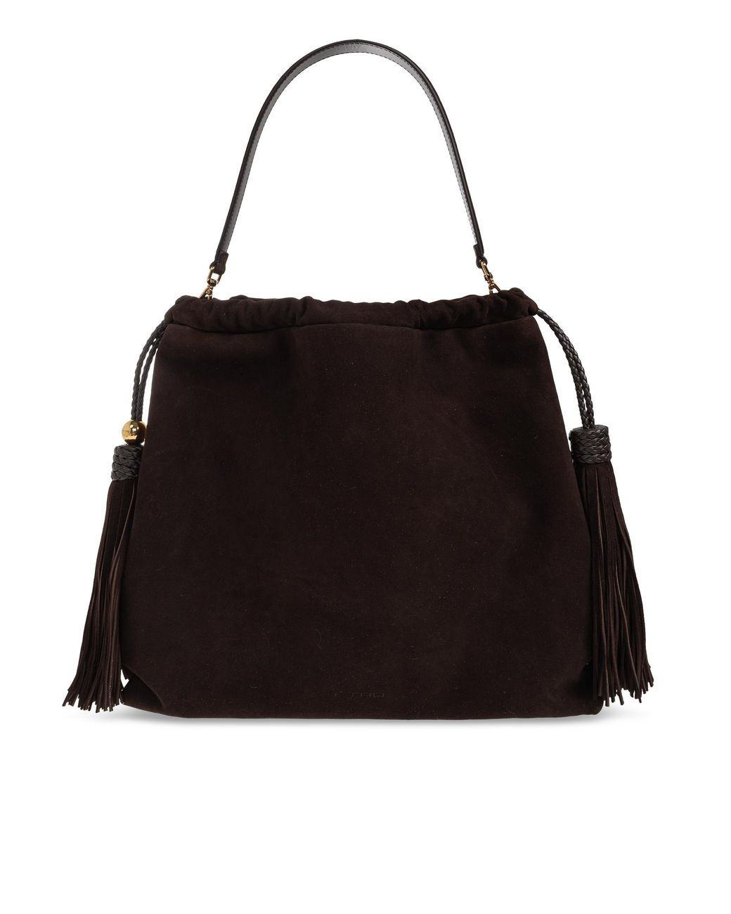 Etro Black Suede Bag "Kalispera Large"