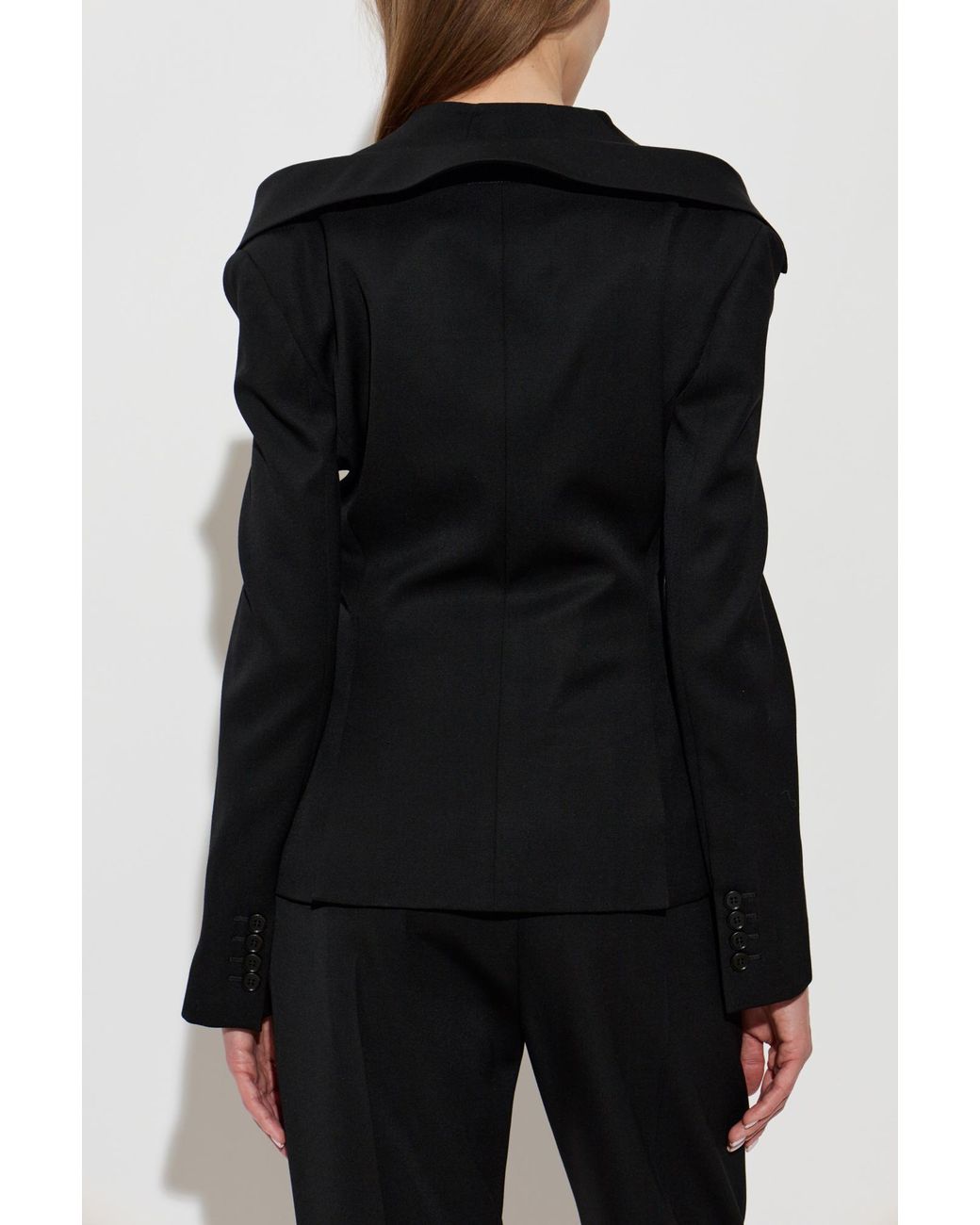 McQueen Black Wool Blazer