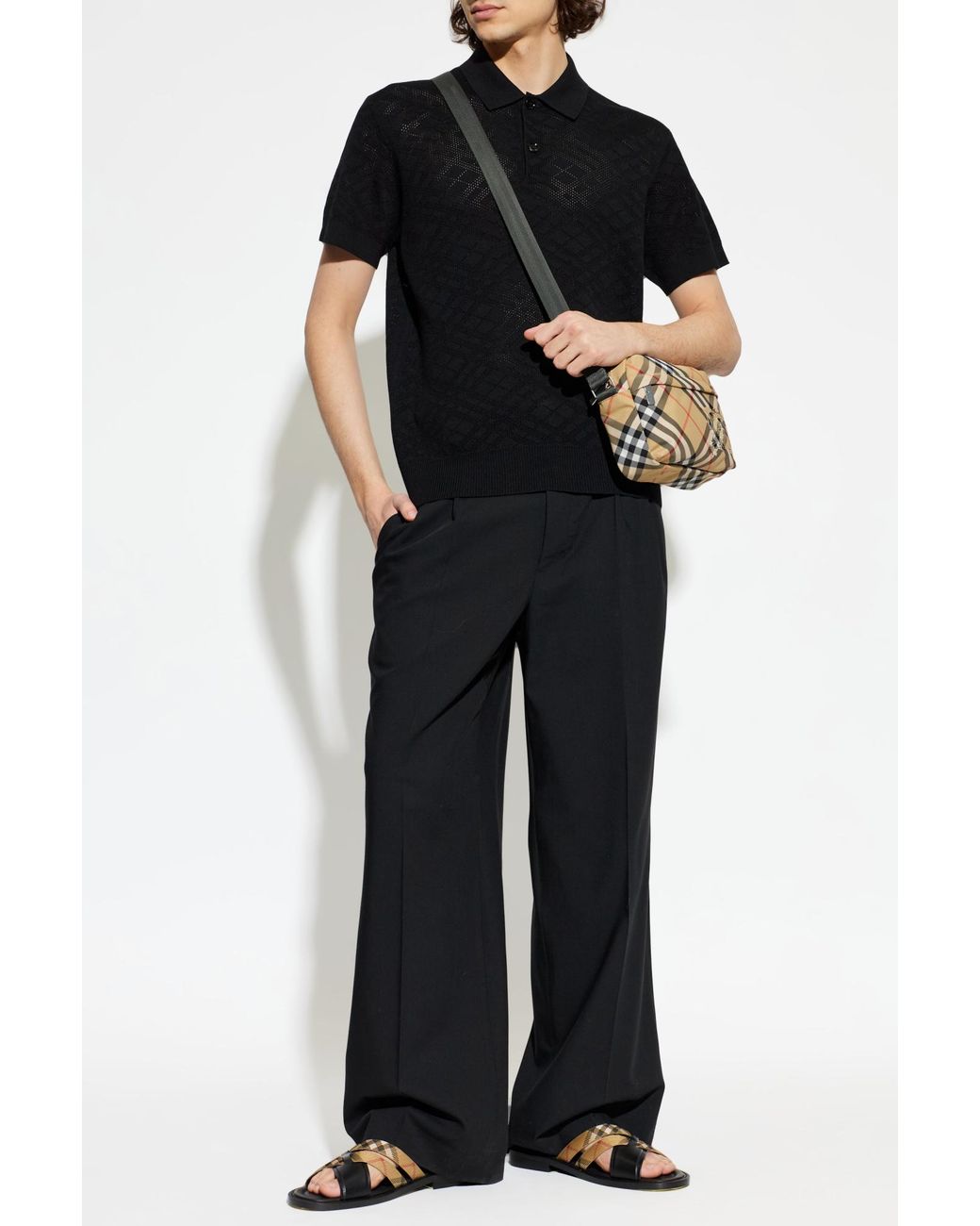 Burberry Black Polo 'Marcus' for men