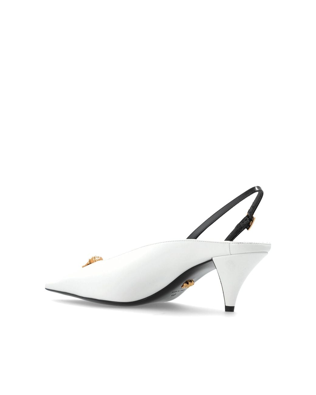 Versace White Heeled Shoes