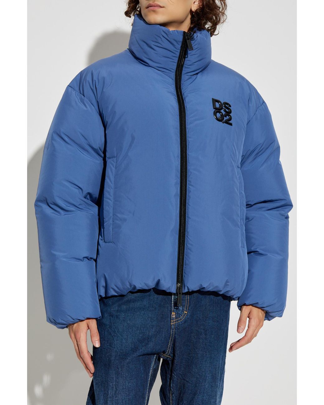 DSquared² Blue Down Jacket for men