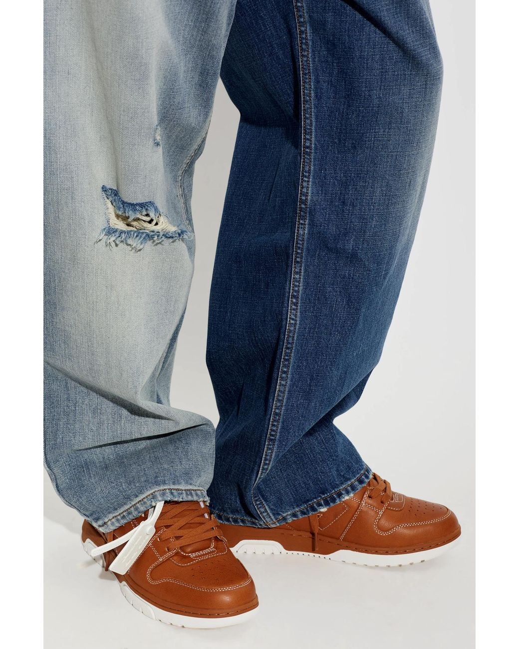 Off-White c/o Virgil Abloh Brown 'Out Of Office' Sports Shoes for men