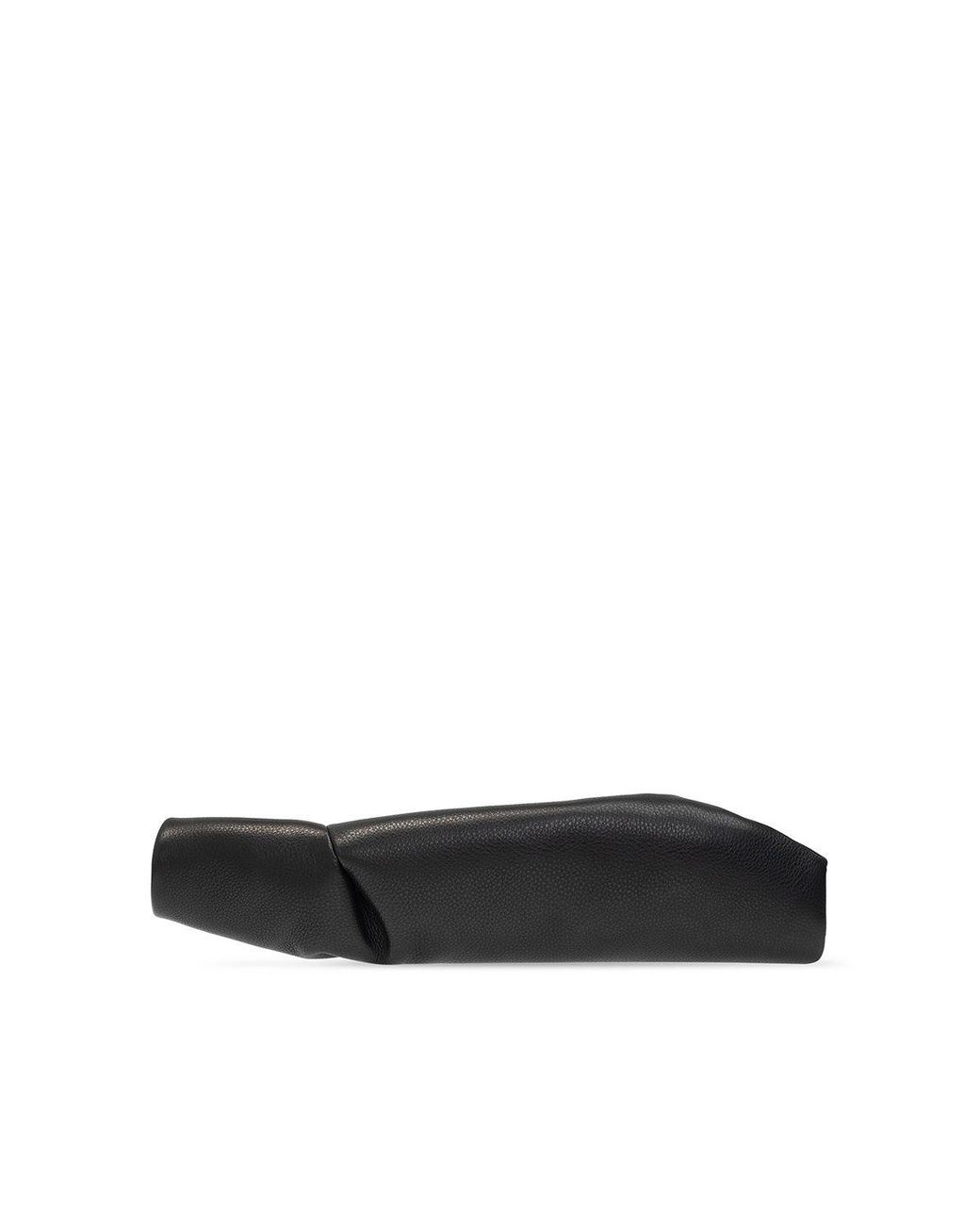 Rick Hand Rick Owens Leather Hand Bag in Black for Men | Lyst