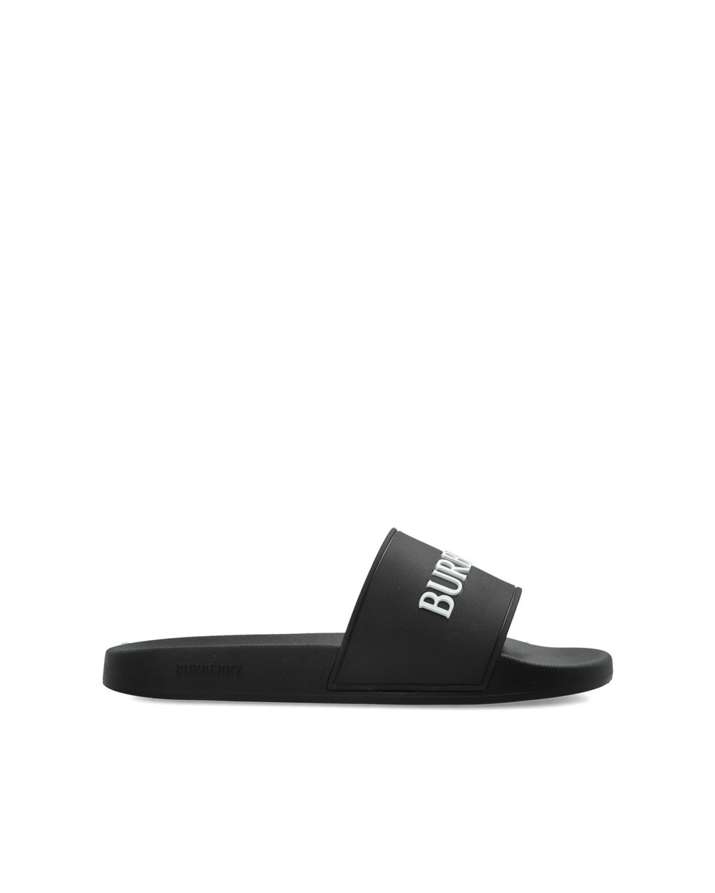 Burberry Black Rubber Flip-Flops for men