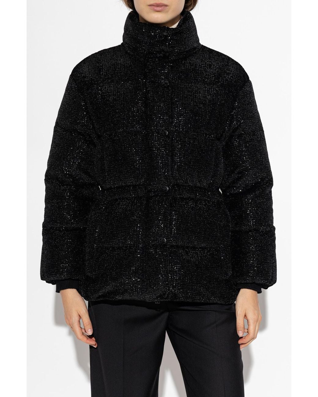Moncler Black 'Mouettes' Down Jacket