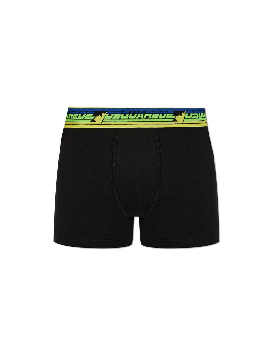 DSquared² Green Logo Boxer Briefs for men
