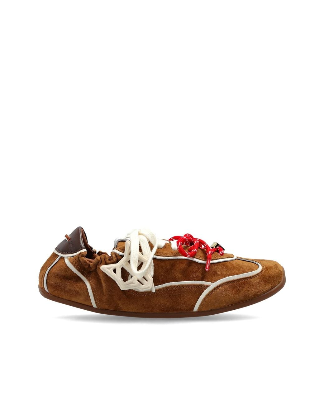 Naked Wolfe Brown 'Soul' Low-Top Sneakers
