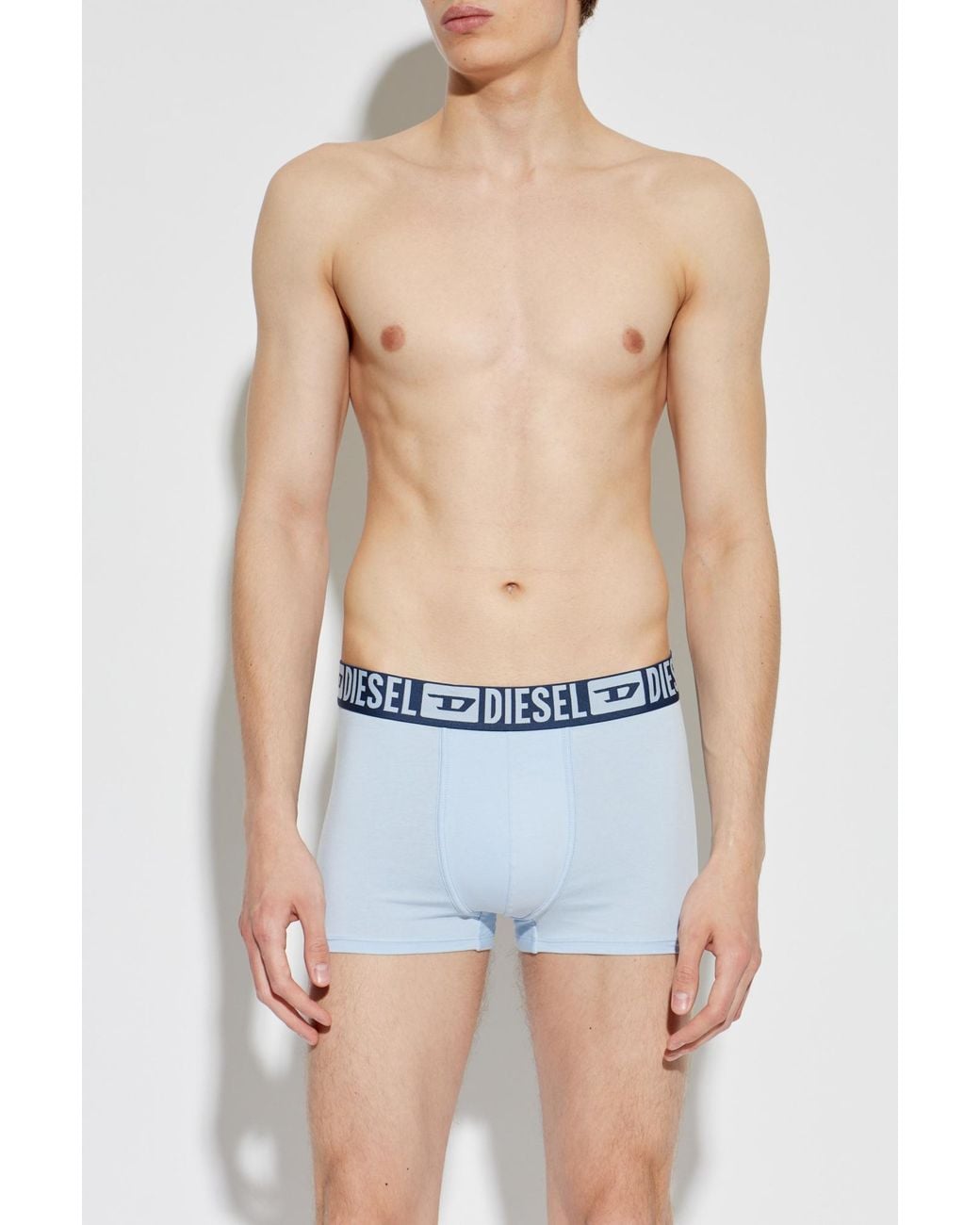 DIESEL Blue Three-Pack Of Boxers 'Mike-D-Core-3Pack' for men