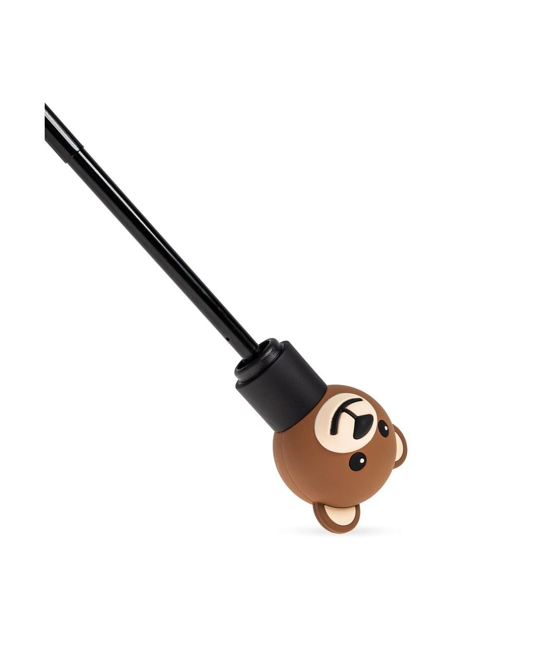 Moschino Black Folding Umbrella