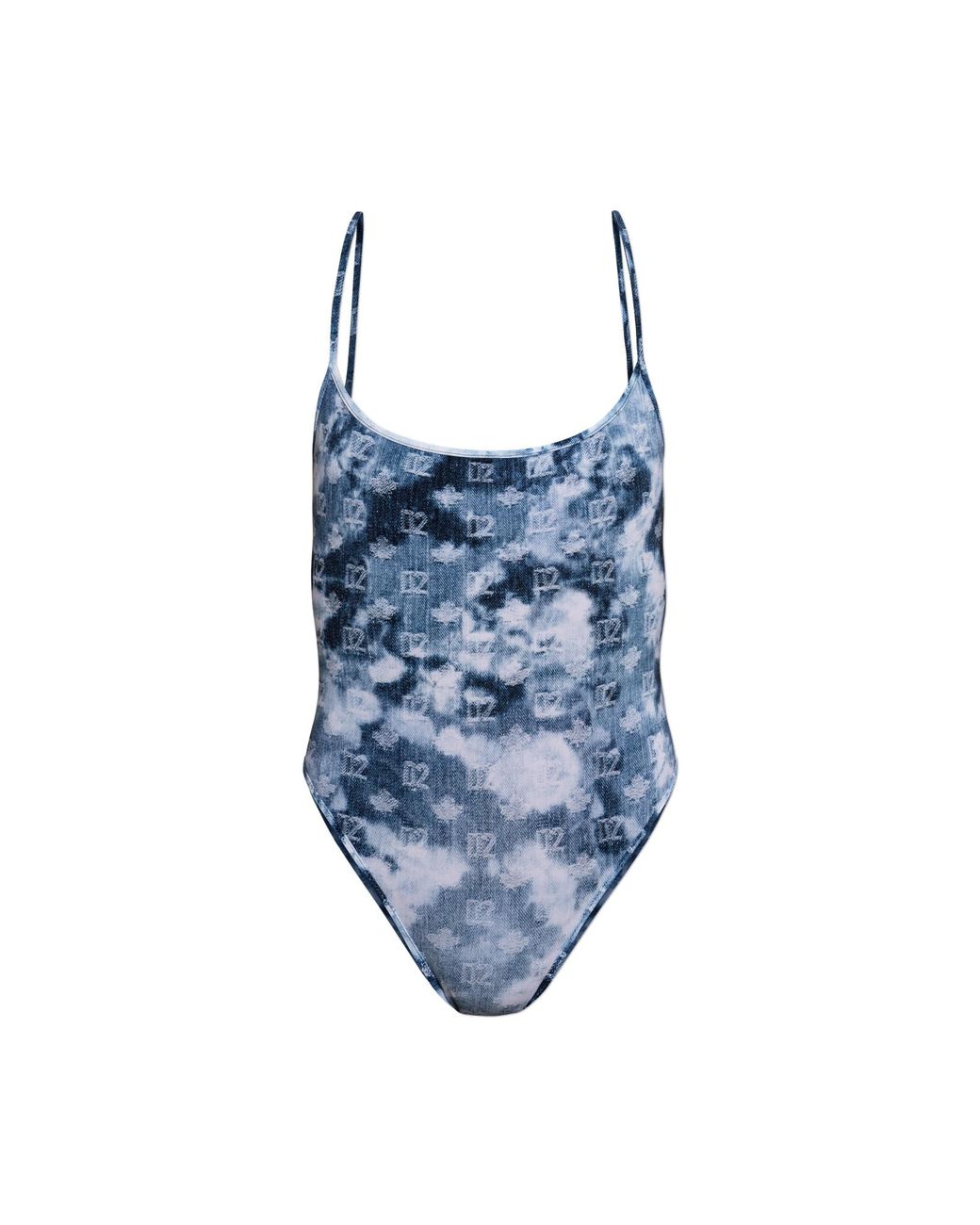DSquared² Blue One-Piece Swimsuit