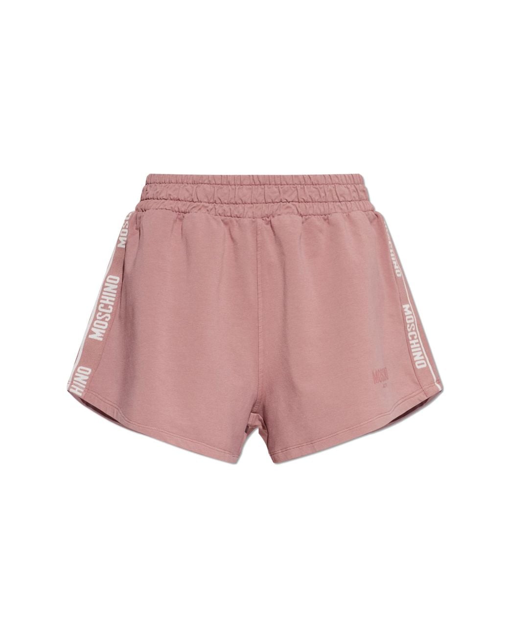 Moschino Pink Shorts With Logo