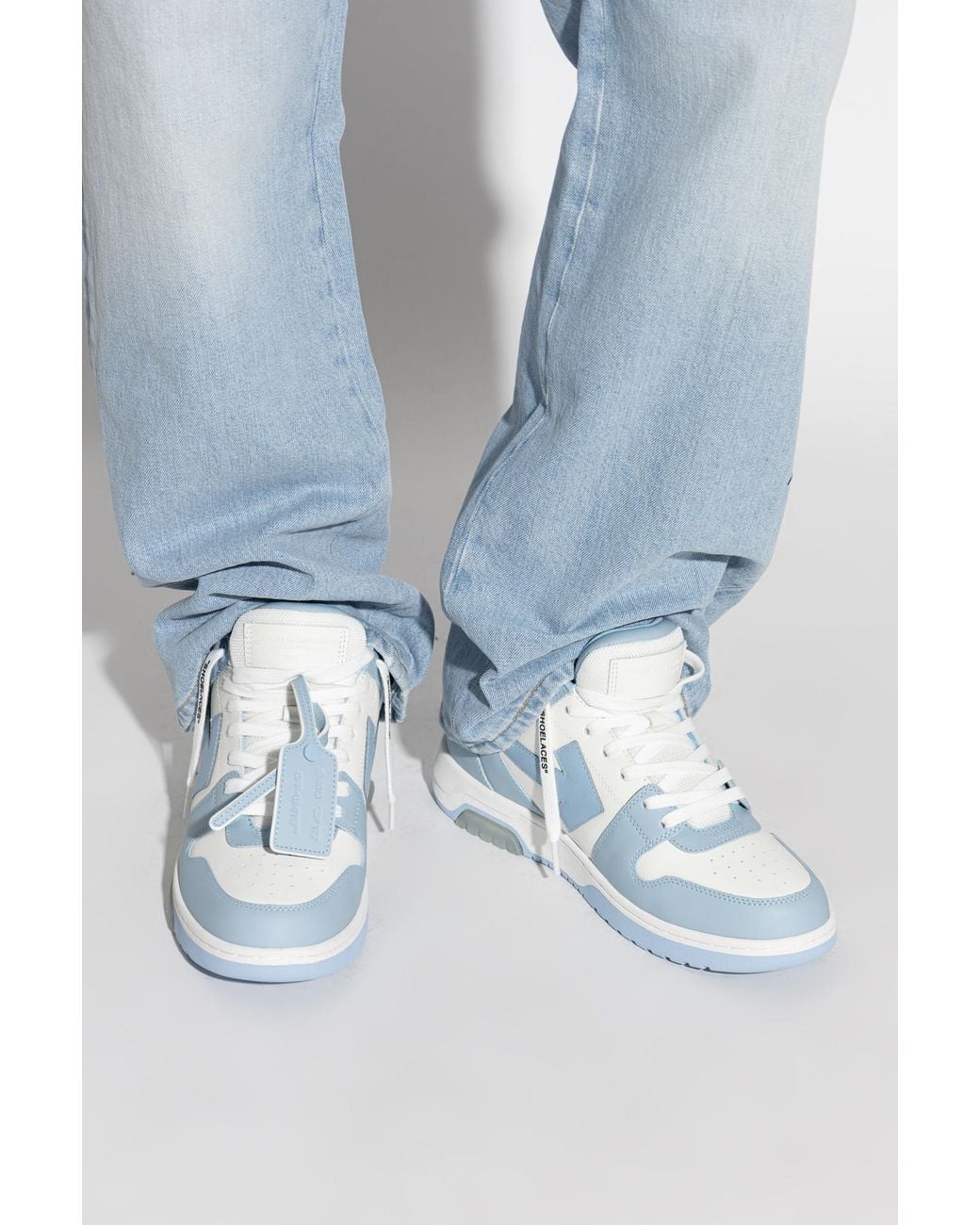 Off-White c/o Virgil Abloh Blue 'Out Of Office' Sports Shoes for men