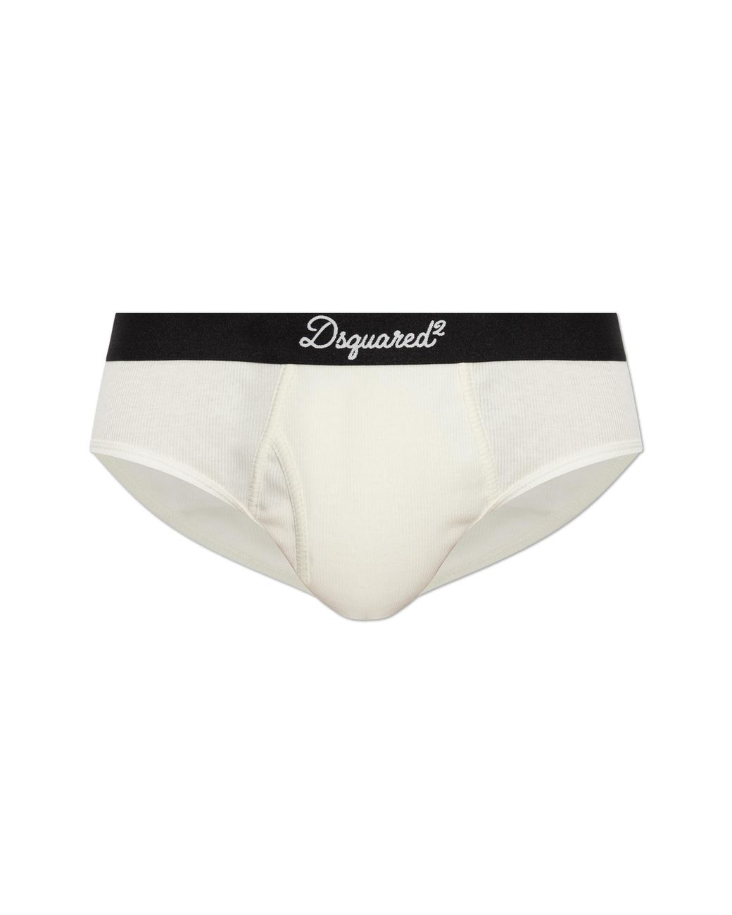 DSquared² Black Briefs With Logo for men