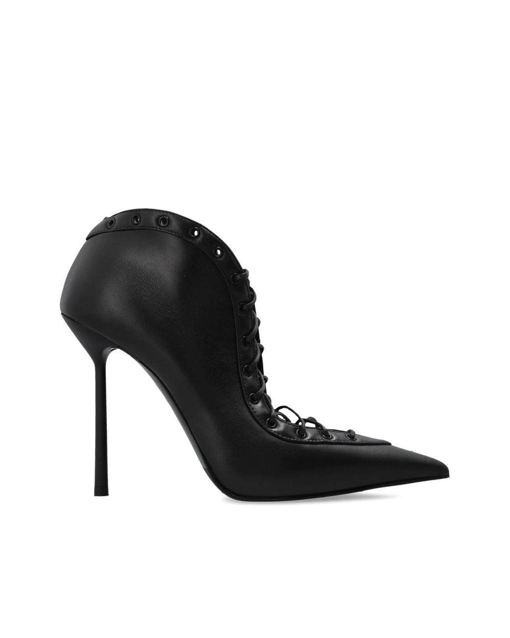Le Silla Black Heeled Shoes "Colette"