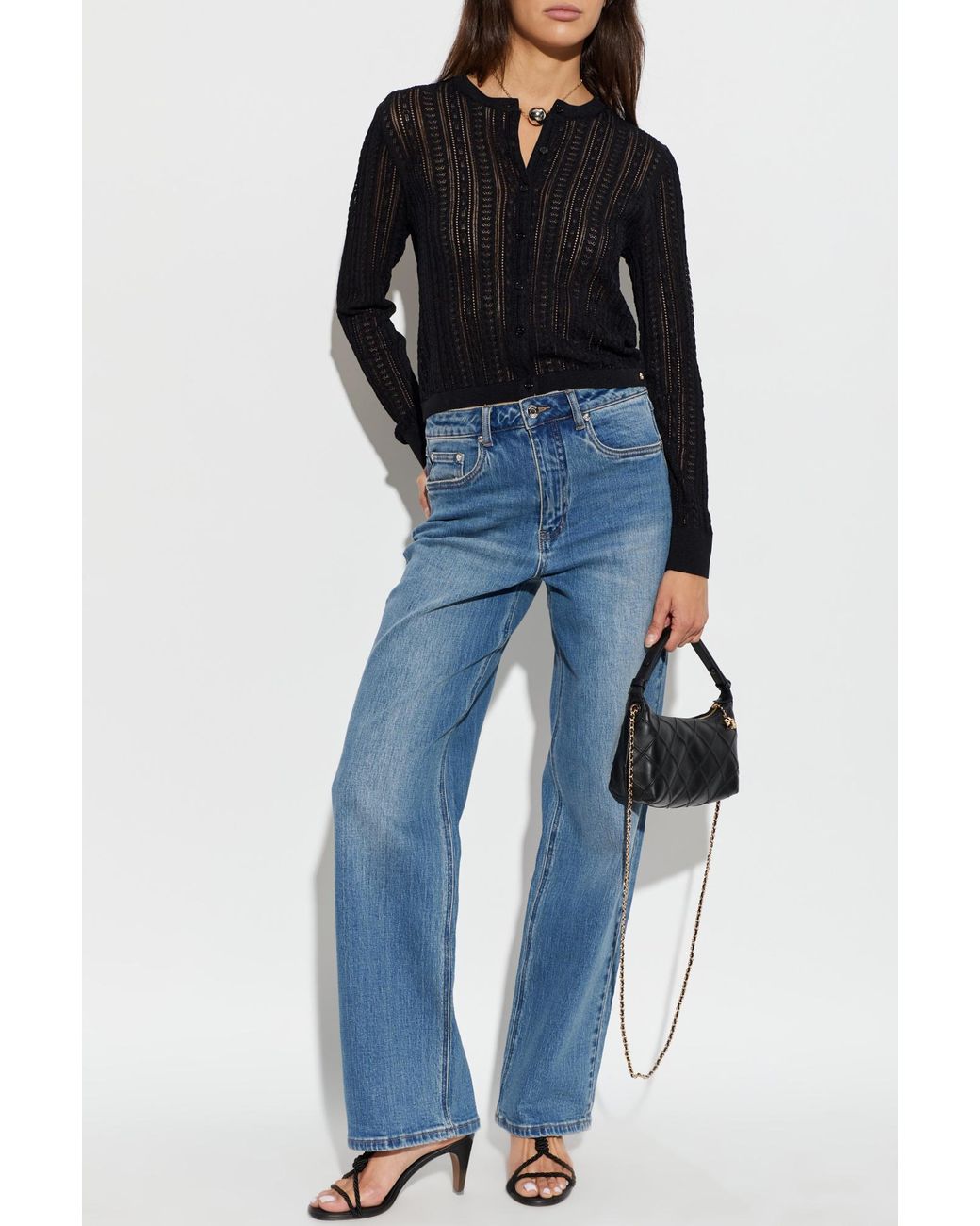 Anine Bing Black Cardigan 'Moni'