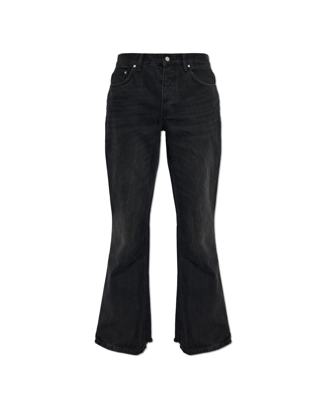 Represent Black Flared Jeans for men