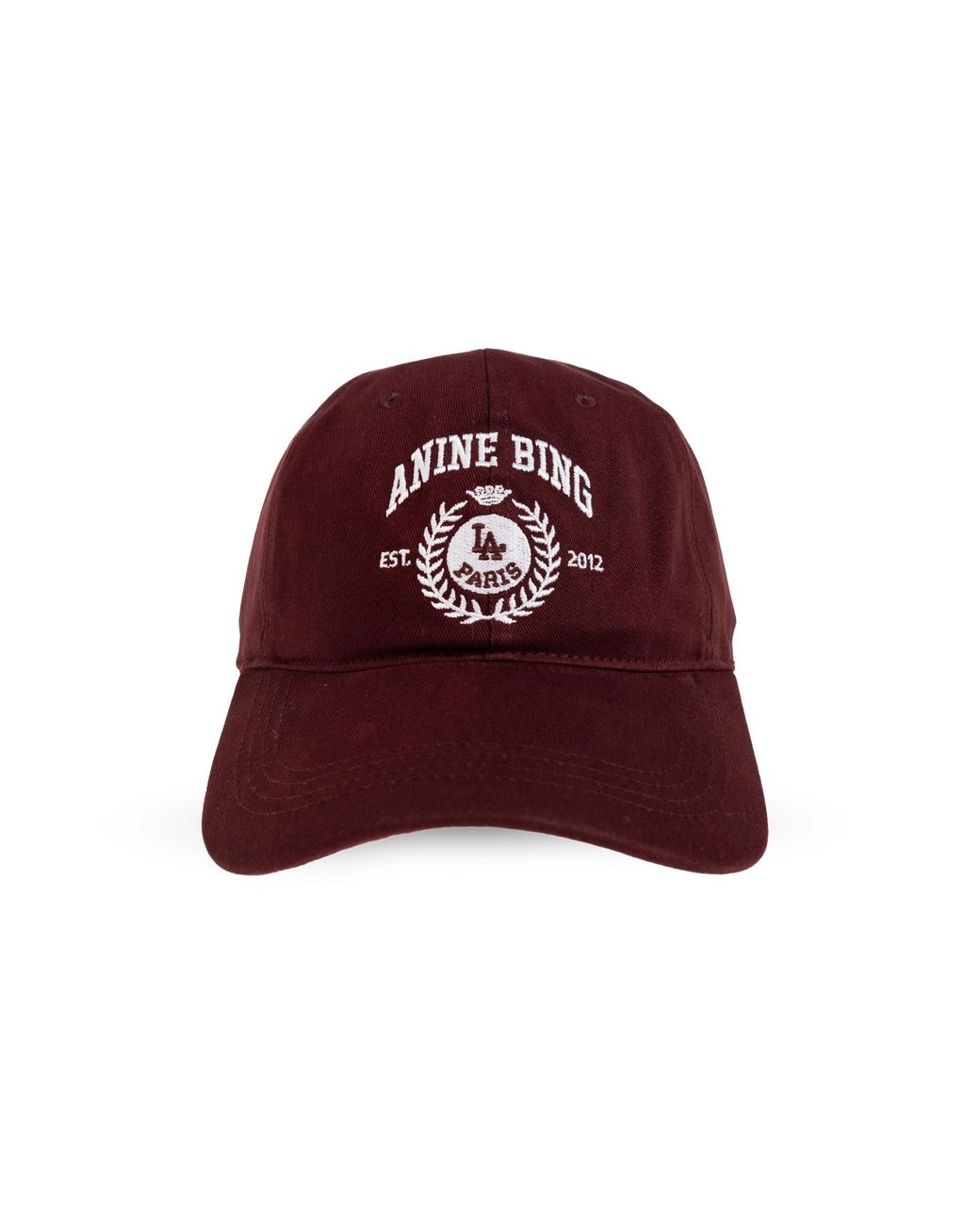 Anine Bing Red "Jeremy" Baseball Cap