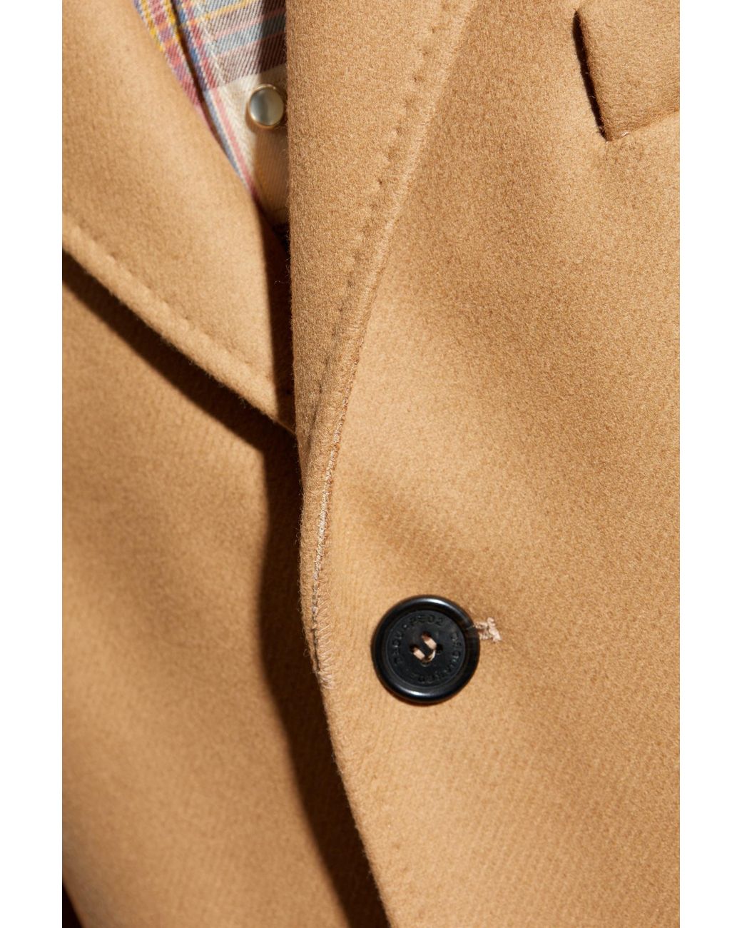 DSquared² Natural Wool Coat for men