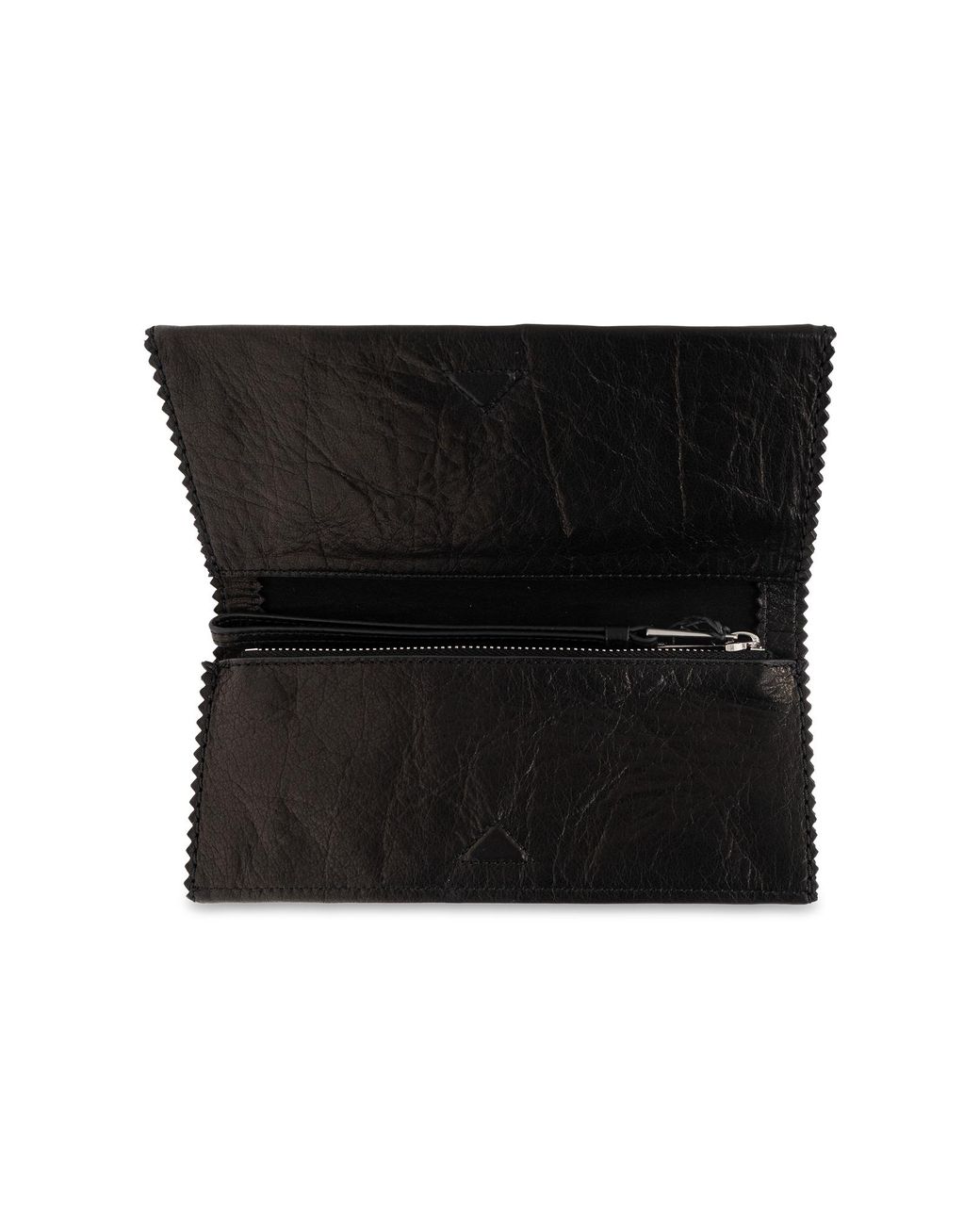 AllSaints Black 'Siloh' Long Wallet