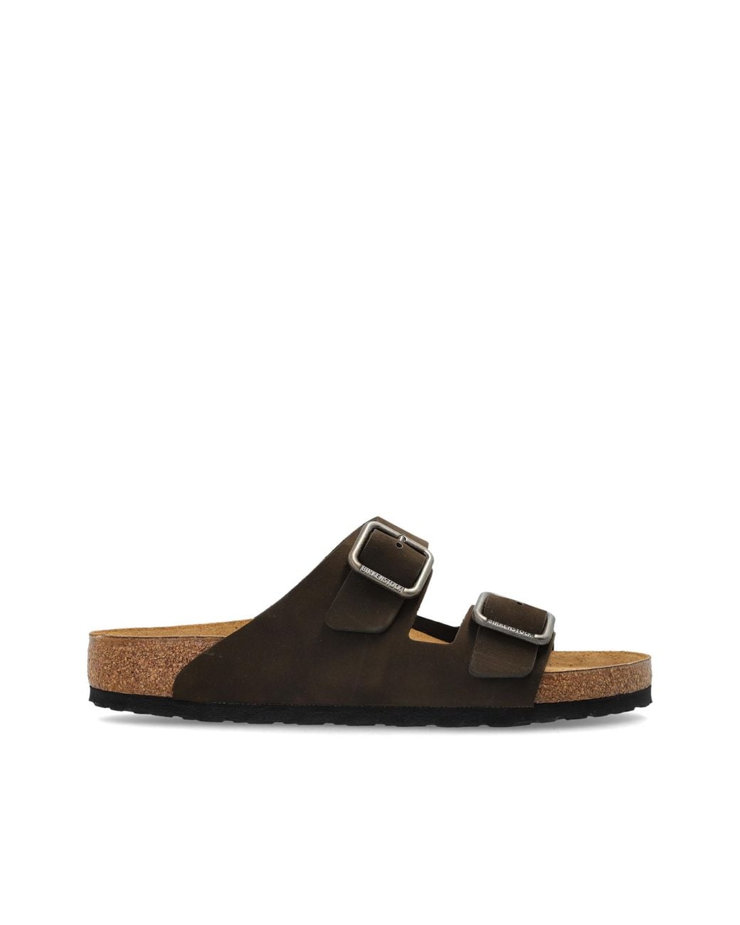 Birkenstock Black 'Arizona' Slides for men
