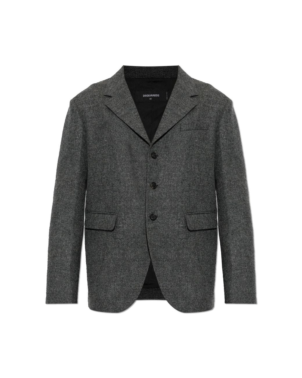 DSquared² Black Wool Blazer for men