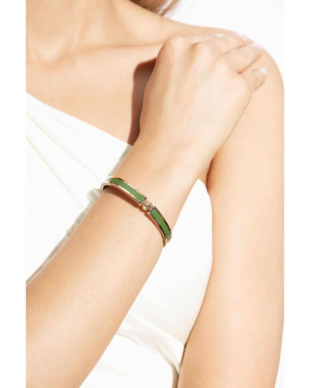 Versace Natural Bracelet With Medusa Head