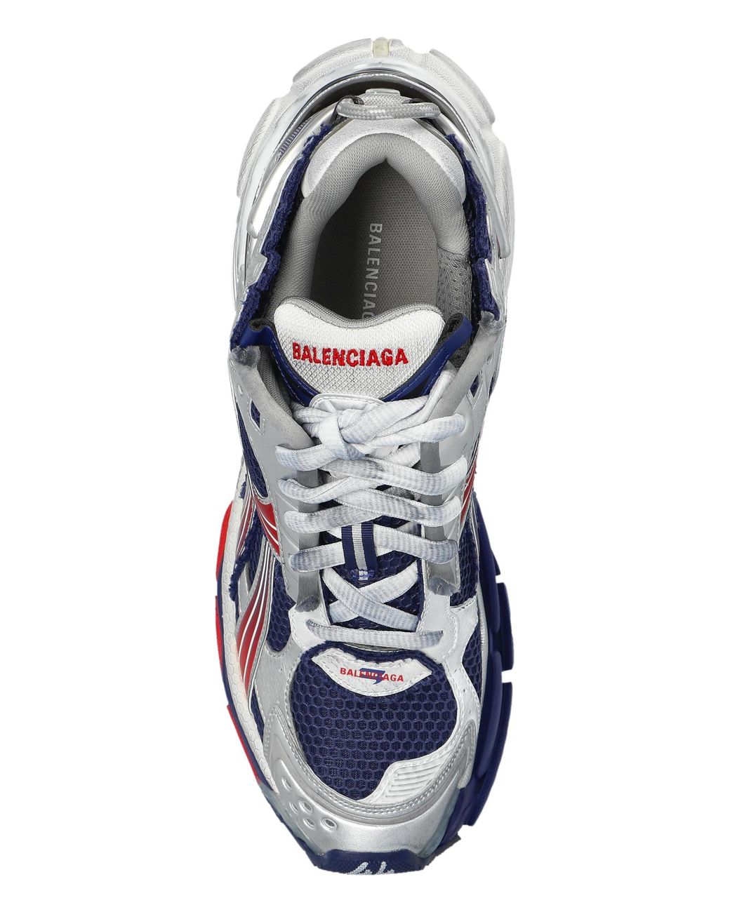 Balenciaga White Sports Shoes Runner for men