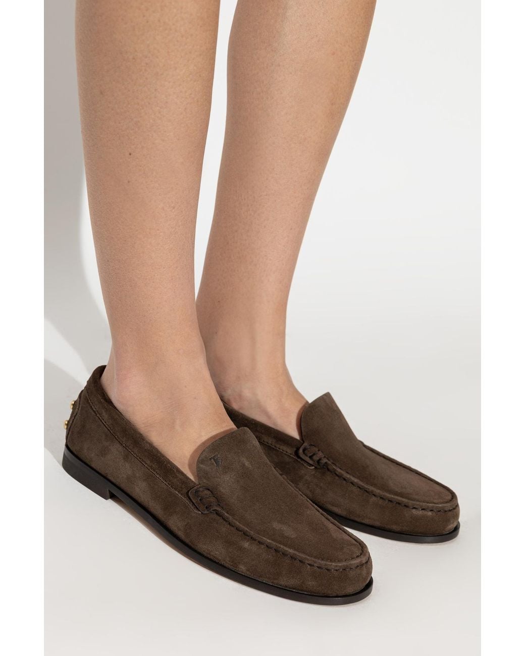 Tod's Brown 'Cuoio' Leather Shoes