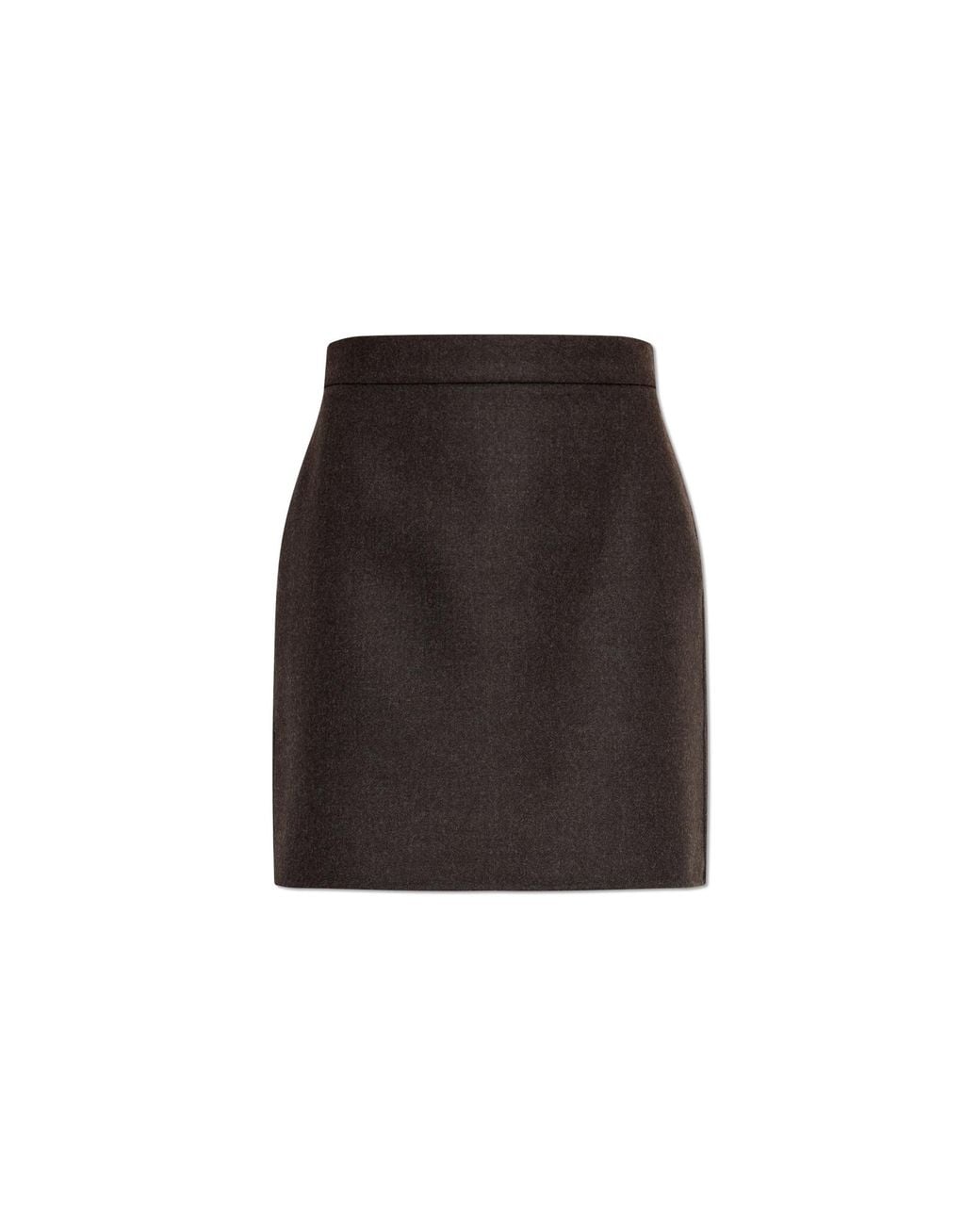 Max Mara Black Wool Skirt 'Acinoso'