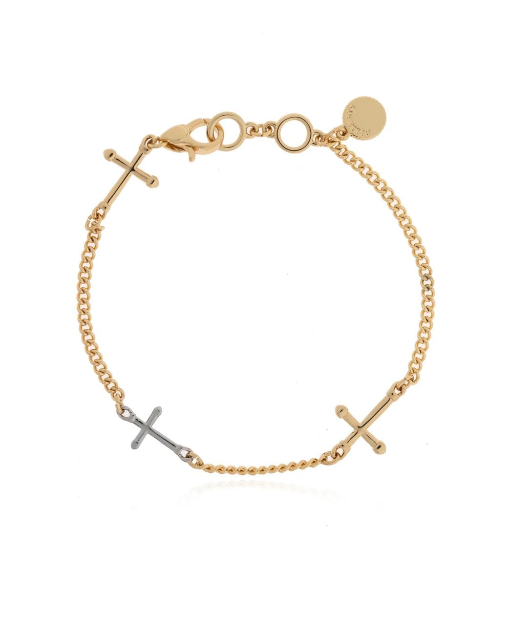 AllSaints White Bracelet With Charm