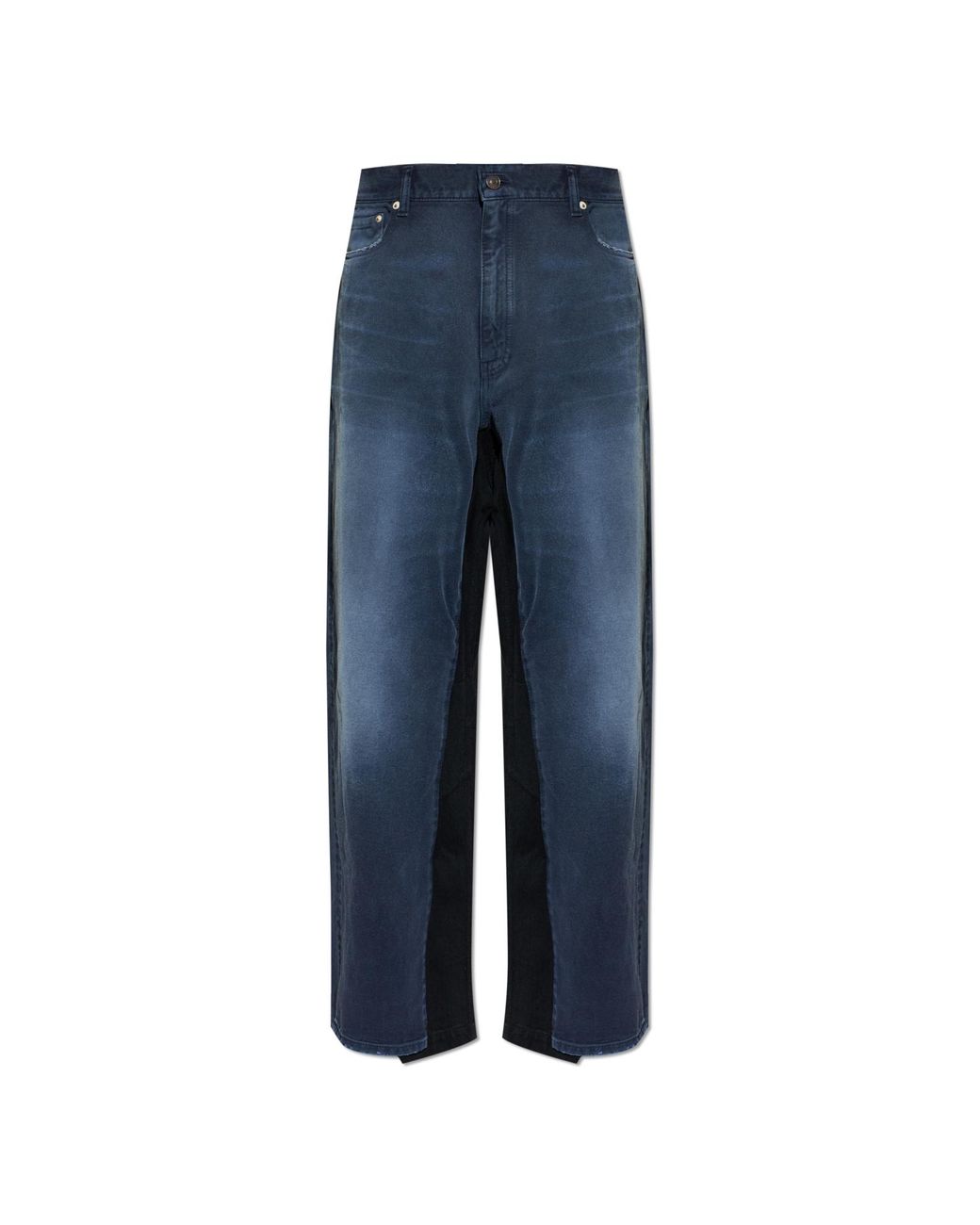 Balenciaga Blue Wide-Leg Jeans for men
