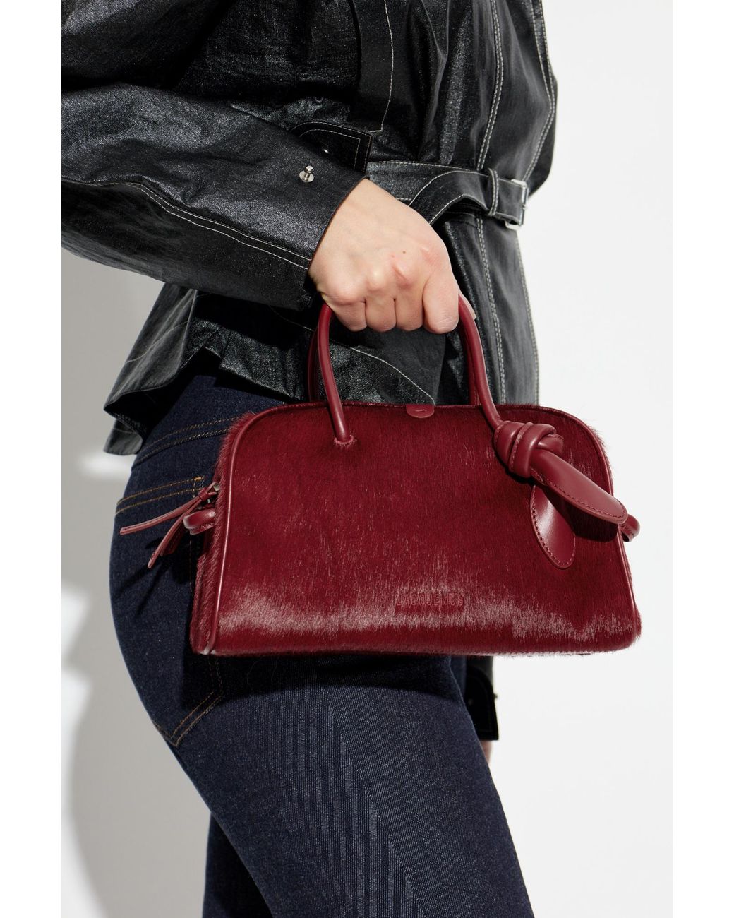 Jacquemus Red Handbag "Small Turismo"
