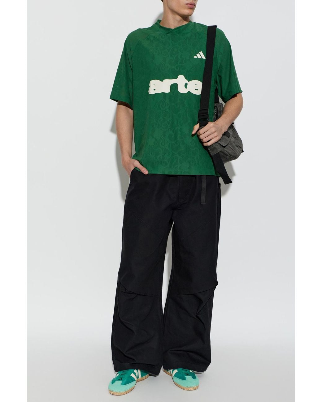 Adidas Originals Black Adidas X Equipment Wide-Leg Pants for men