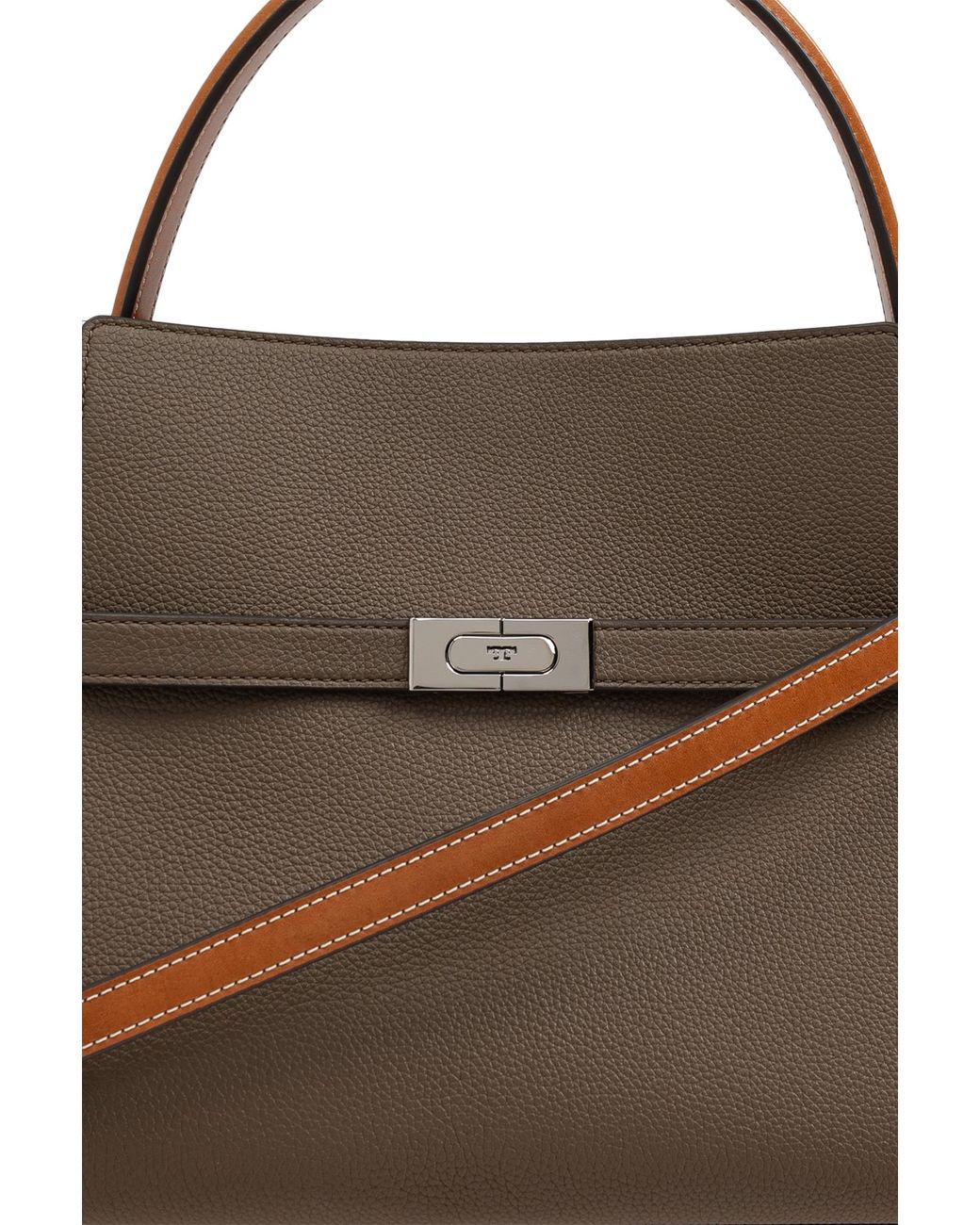 Tory Burch Brown Shoulder Bag Lee Radziwill