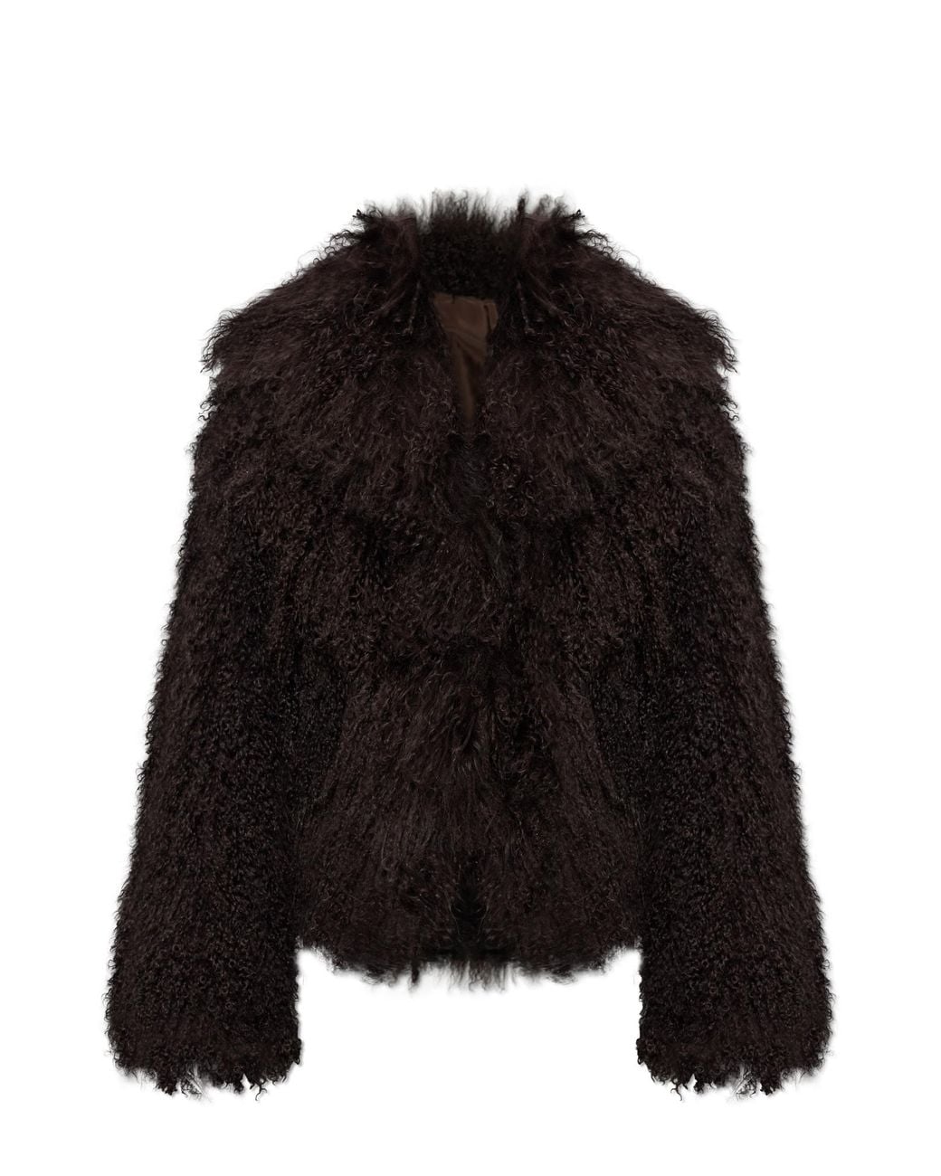 AMI Black Collared Coat