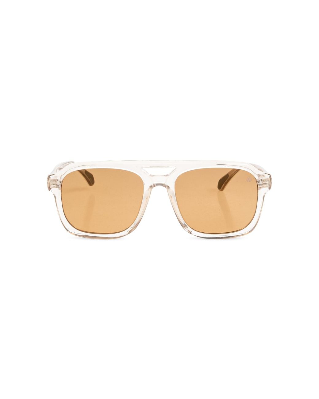 Moncler White "Vantos" Sunglasses