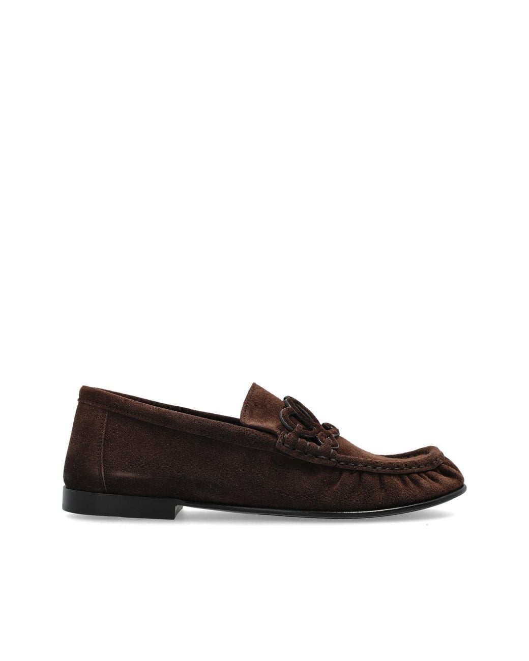 Loewe Brown 'Double L' Loafers