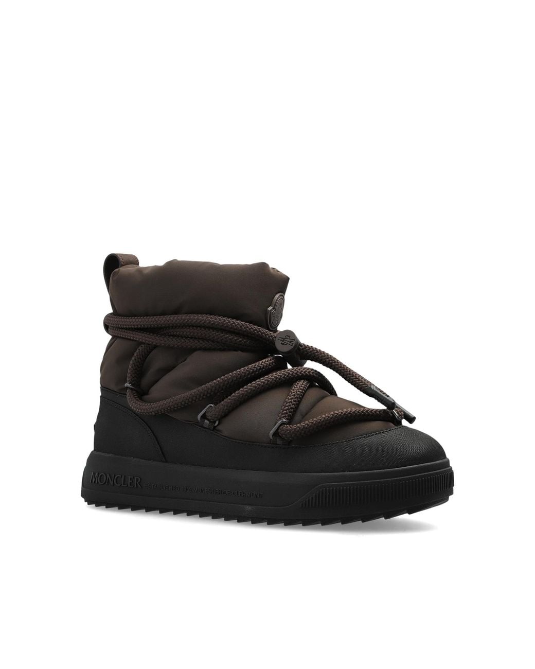 Moncler Black 'Altive Mid' Snow Boots for men